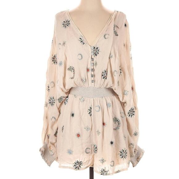 Free People Under The Stars XS Romper - Picture 2 of 8